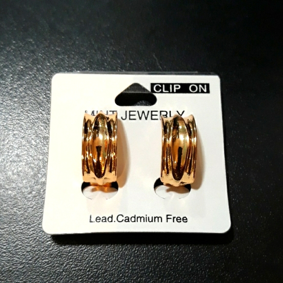 Free Clip On Gold Earrings - Picture 2 of 6